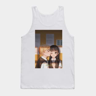 Aesthetic anime girl and boy Tank Top